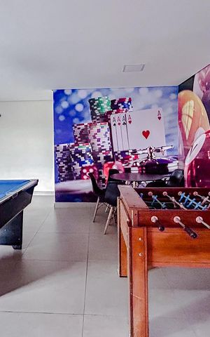 Apartamento à venda com 52m², 2 quartos e 1 vagaSalão de jogos