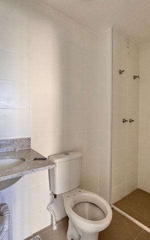 Apartamento para alugar com 55m², 2 quartos e 1 vaga Apartamento para alugar com 55m², 2 quartos e 1 vagaBanheiro Social
