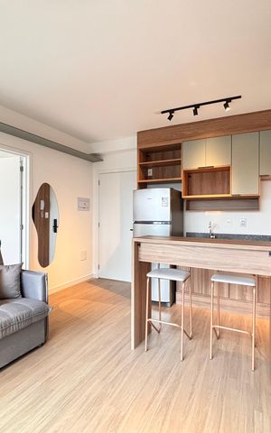 Apartamento à venda com 33m², 1 quarto e sem vaga Apartamento à venda com 33m², 1 quarto e sem vagaSala/Cozinha