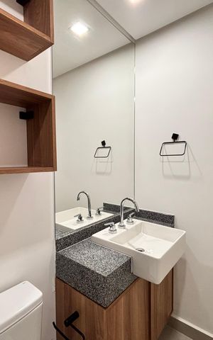 Apartamento à venda com 33m², 1 quarto e sem vaga Apartamento à venda com 33m², 1 quarto e sem vagaBanheiro da Suíte