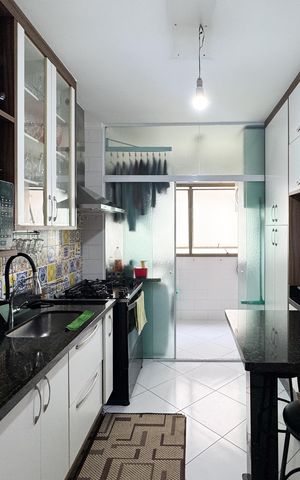 Apartamento à venda com 78m², 3 quartos e 2 vagas Apartamento à venda com 78m², 3 quartos e 2 vagasCozinha