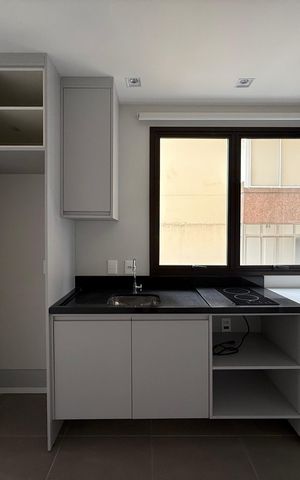 Apartamento para alugar com 45m², 1 quarto e 1 vaga
