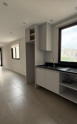 Apartamento para alugar com 45m², 1 quarto e 1 vaga