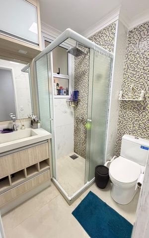 Apartamento à venda com 68m², 1 quarto e 1 vaga Apartamento à venda com 68m², 1 quarto e 1 vagaBanheiro