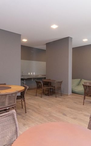 Apartamento à venda com 34m², 1 quarto e sem vaga Apartamento à venda com 34m², 1 quarto e sem vagaÁrea comum - Apoio Churrasqueira