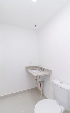 Apartamento à venda com 34m², 1 quarto e sem vaga Apartamento à venda com 34m², 1 quarto e sem vagaBanheiro