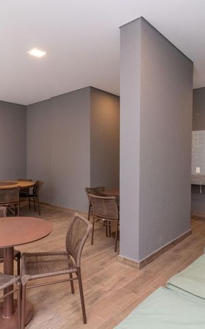 Apartamento à venda com 34m², 1 quarto e sem vaga Apartamento à venda com 34m², 1 quarto e sem vagaÁrea comum - Apoio Churrasqueira