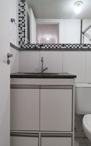 Apartamento à venda com 91m², 3 quartos e 1 vaga Apartamento à venda com 91m², 3 quartos e 1 vagaBanheiro