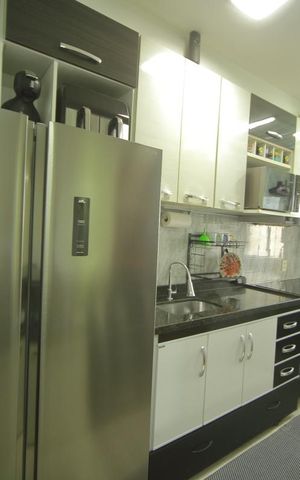 Apartamento à venda com 72m², 3 quartos e 2 vagasCozinha 