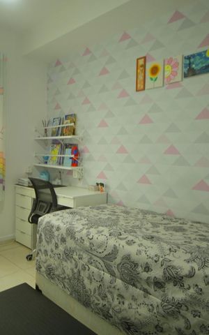 Apartamento à venda com 72m², 3 quartos e 2 vagasQuarto 2 