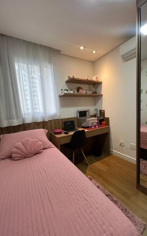 Apartamento à venda com 142m², 4 quartos e 3 vagas Apartamento à venda com 142m², 4 quartos e 3 vagasQuarto