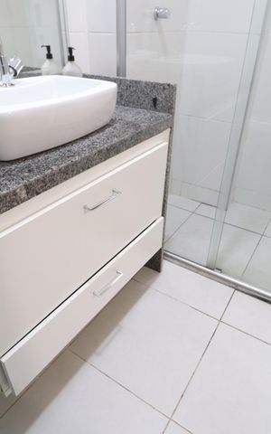 Apartamento para alugar com 90m², 3 quartos e 2 vagasBanheiro do Quarto 2