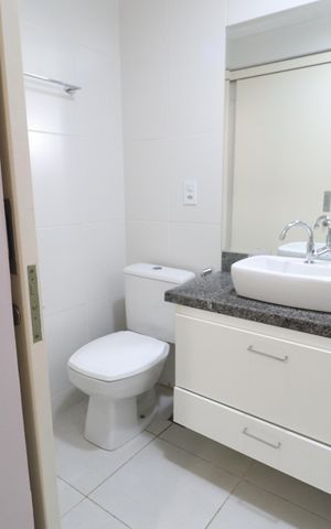 Apartamento para alugar com 90m², 3 quartos e 2 vagasBanheiro do Quarto 2