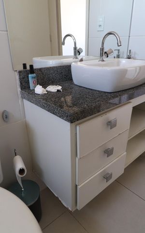 Apartamento para alugar com 90m², 3 quartos e 2 vagasBanheiro Social