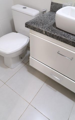 Apartamento para alugar com 90m², 3 quartos e 2 vagasBanheiro do Quarto 2