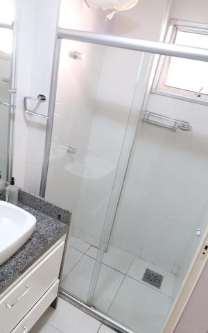Apartamento para alugar com 90m², 3 quartos e 2 vagasBanheiro do Quarto 2