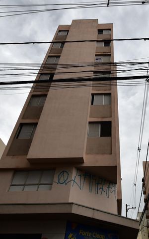 Studio para alugar com 45m², 1 quarto e sem vagaFachada do Prédio / Placa