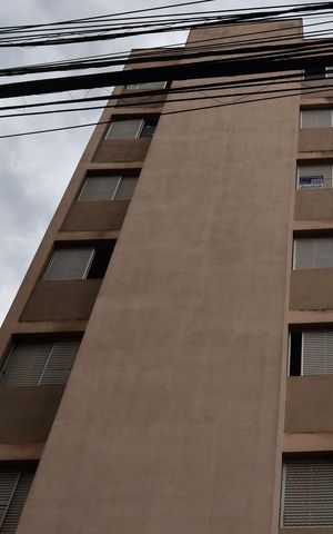 Studio para alugar com 45m², 1 quarto e sem vagaFachada do Prédio / Placa