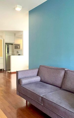 Apartamento para alugar com 62m², 1 quarto e 2 vagas Apartamento para alugar com 62m², 1 quarto e 2 vagasSala