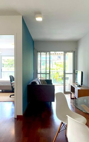 Apartamento para alugar com 62m², 1 quarto e 2 vagas Apartamento para alugar com 62m², 1 quarto e 2 vagasSala
