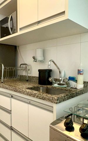 Apartamento para alugar com 62m², 1 quarto e 2 vagas Apartamento para alugar com 62m², 1 quarto e 2 vagasCozinha