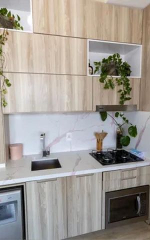 Studio à venda com 50m², 1 quarto e 1 vaga Studio à venda com 50m², 1 quarto e 1 vagaCozinha