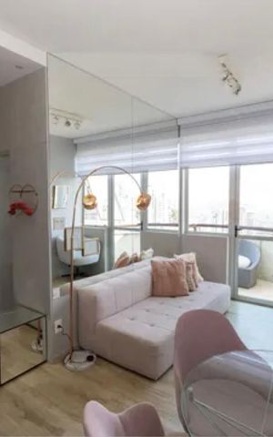 Studio à venda com 50m², 1 quarto e 1 vaga Studio à venda com 50m², 1 quarto e 1 vagaSala