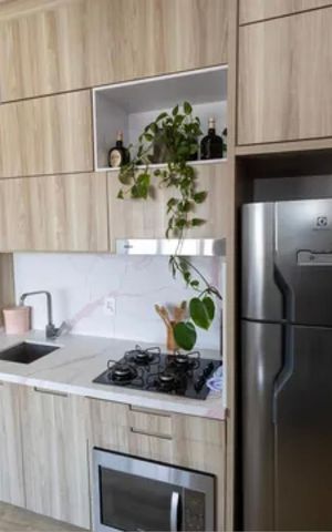 Studio à venda com 50m², 1 quarto e 1 vaga Studio à venda com 50m², 1 quarto e 1 vagaCozinha