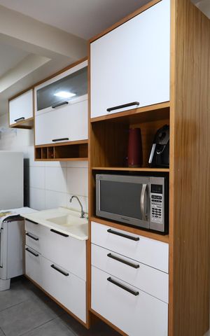 Apartamento para alugar com 39m², 2 quartos e 1 vagaCozinha e Área de Serviço