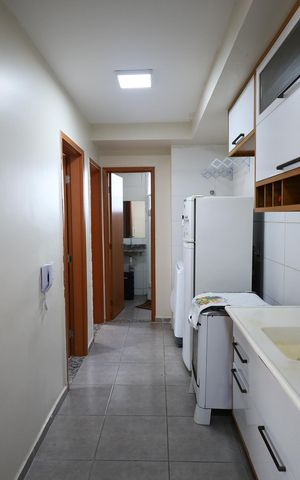 Apartamento para alugar com 39m², 2 quartos e 1 vagaCozinha e Área de Serviço