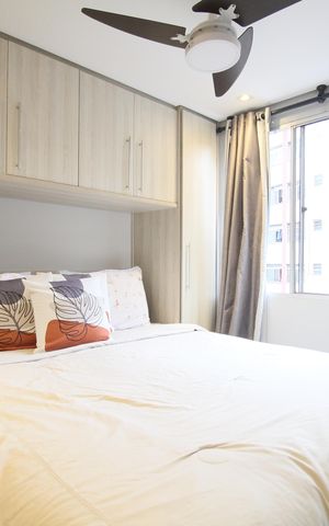Apartamento à venda com 55m², 2 quartos e 1 vagaQuarto 2