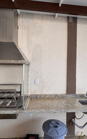 Casa de condomínio para alugar com 77m², 3 quartos e 2 vagas Casa de condomínio para alugar com 77m², 3 quartos e 2 vagasÁrea comum - Churrasqueira