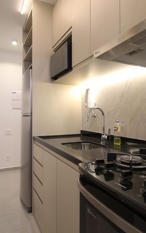 Apartamento para alugar com 45m², 1 quarto e 1 vagaCozinha e Área de Serviço