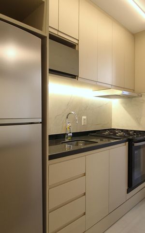 Apartamento para alugar com 45m², 1 quarto e 1 vagaCozinha e Área de Serviço