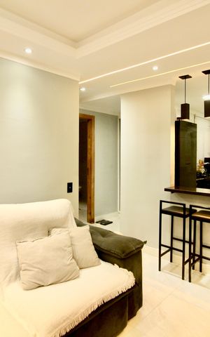 Apartamento para alugar com 39m², 1 quarto e 1 vaga Apartamento para alugar com 39m², 1 quarto e 1 vagaSala