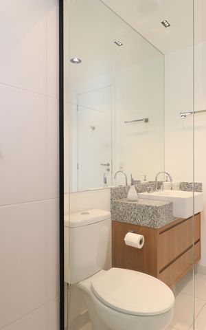 Apartamento para alugar com 86m², 2 quartos e sem vagaBanheiro da Suíte