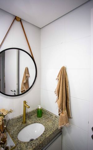 Apartamento à venda com 66m², 3 quartos e 1 vagaBanheiro Social