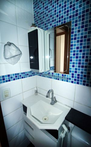 Apartamento à venda com 60m², 2 quartos e 2 vagasBanheiro