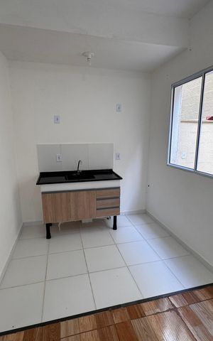 Casa de condomínio para alugar com 59m², 2 quartos e 1 vagaCozinha