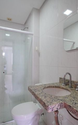 Apartamento para alugar com 74m², 2 quartos e 1 vagaBanheiro
