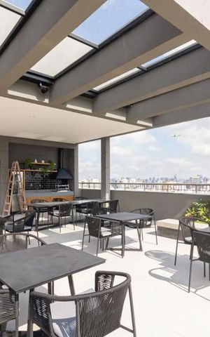 Apartamento para alugar com 25m², 1 quarto e sem vaga Apartamento para alugar com 25m², 1 quarto e sem vagaÁrea comum - Churrasqueira