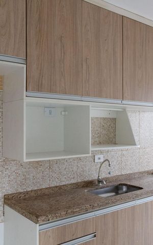 Apartamento à venda com 56m², 2 quartos e 1 vagaCozinha e Área de Serviço