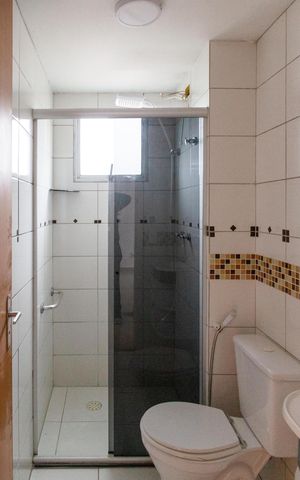 Apartamento à venda com 56m², 2 quartos e 1 vagaBanheiro social