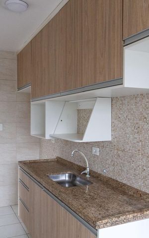 Apartamento à venda com 56m², 2 quartos e 1 vagaCozinha e Área de Serviço