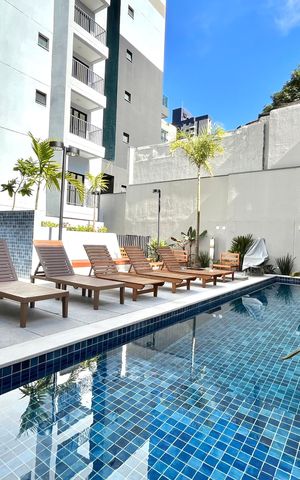 Apartamento para alugar com 48m², 1 quarto e sem vaga Apartamento para alugar com 48m², 1 quarto e sem vagaÁrea comum - Piscina