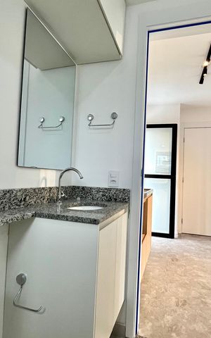 Apartamento para alugar com 48m², 1 quarto e sem vaga Apartamento para alugar com 48m², 1 quarto e sem vagaBanheiro