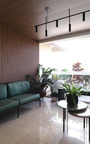 Apartamento para alugar com 130m², 3 quartos e 2 vagasHall social