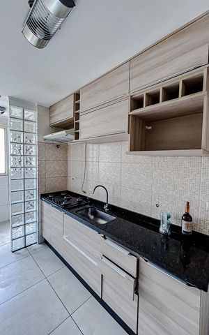 Apartamento à venda com 60m², 2 quartos e 1 vagaCozinha