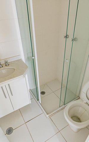 Apartamento à venda com 65m², 3 quartos e 1 vaga Apartamento à venda com 65m², 3 quartos e 1 vagaBanheiro Social