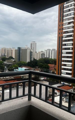 Studio à venda com 25m², 1 quarto e sem vagaVaranda